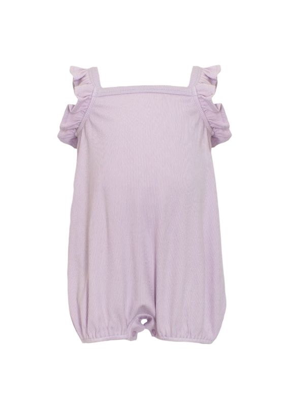 A95 In The Meadows  Knit Romper~ Purple