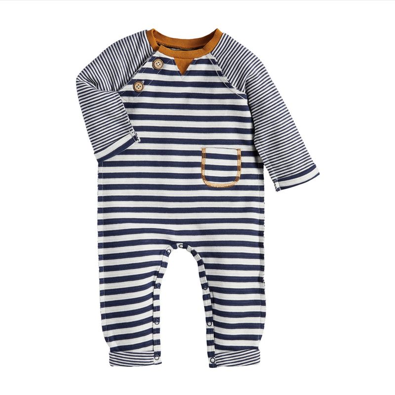 A95 Mud Pie Stripe Dbl Jersey One-Piece