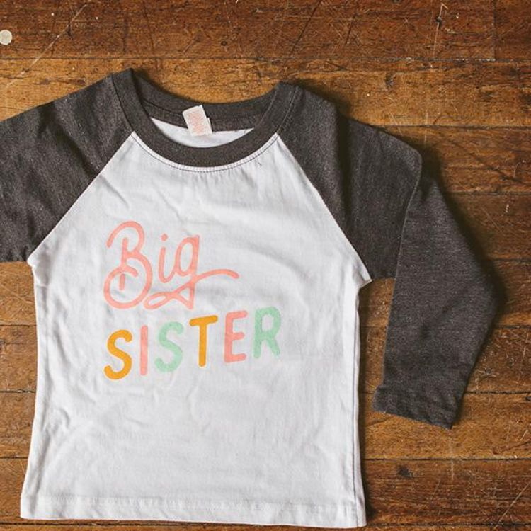 Big Sister Raglan Tee