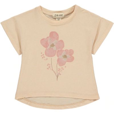 A95 Sutton T-shirt- Oatmeal Flower
