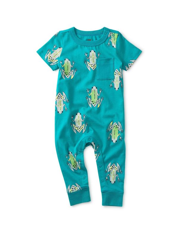 A95 Friendly Frogs Pocket Baby Romper