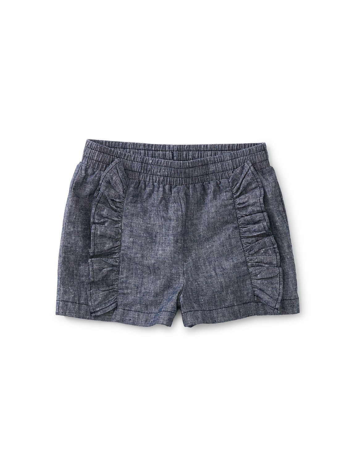 A95 Isla Ruffle Shorts - Indigo