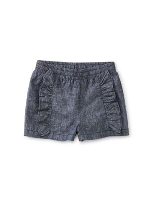A95 Isla Ruffle Shorts - Indigo