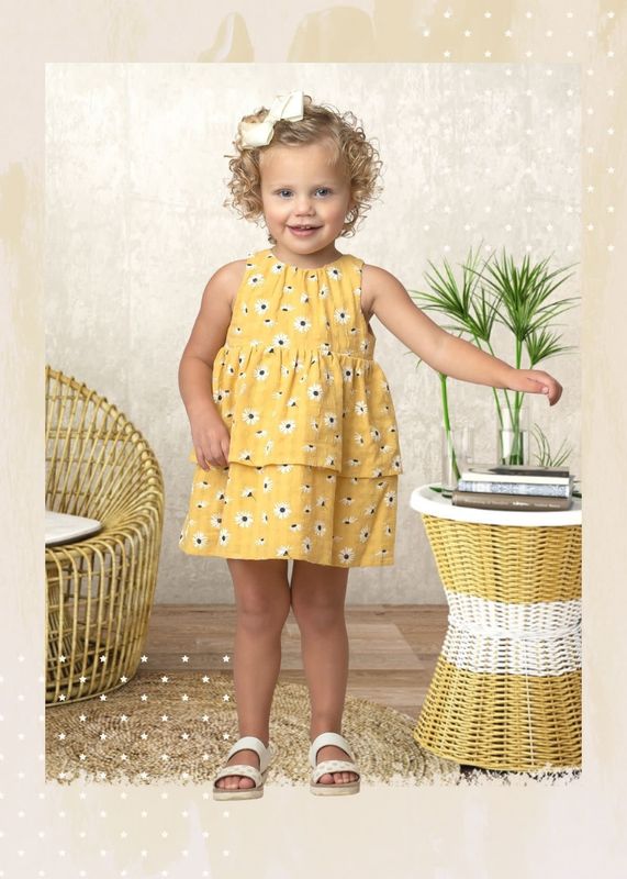 A95 Daisies and Me Woven Dress