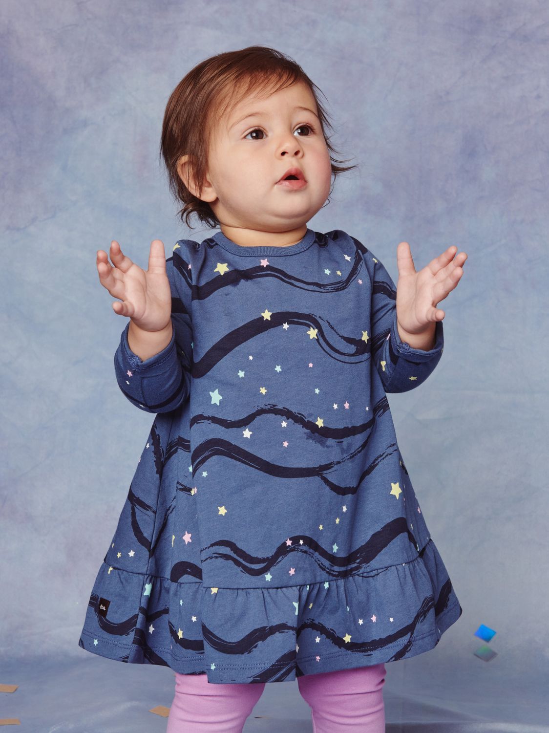 A95 Aurora in Dark Blue Swing Dress