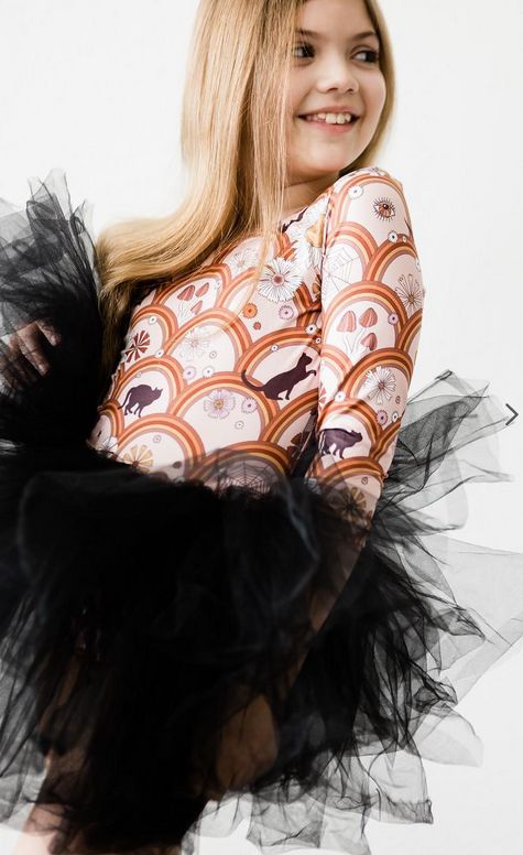 Hocus Pocus 3/4 Tutu Leotard