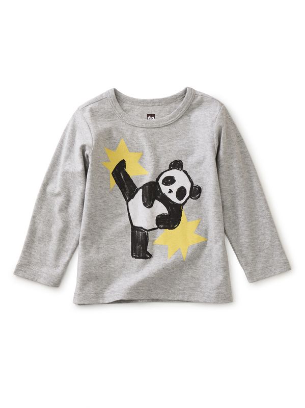 Panda Kick Baby Graphic Tee