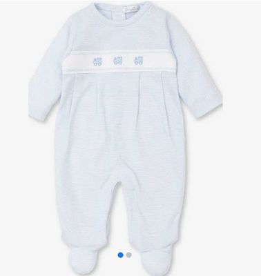 Classic Treasures Footie-Light Blue