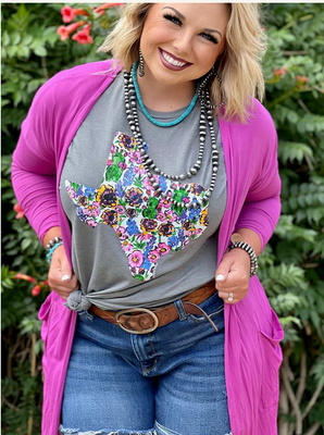 A95 Callie&#39;s Texas Wildflowers Tee