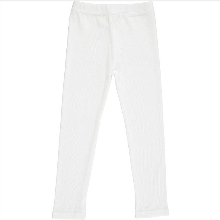 Kathleen Ribbed Leggings-Ivory