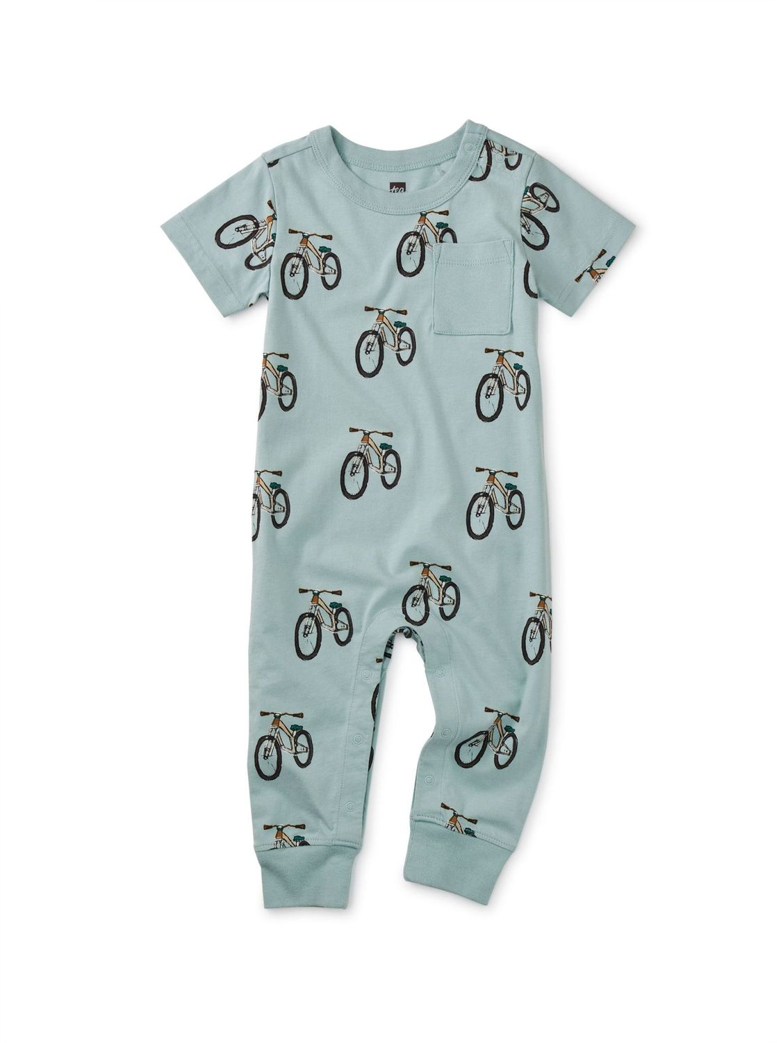 A95 Pocket Baby Romper~Mountain Bike