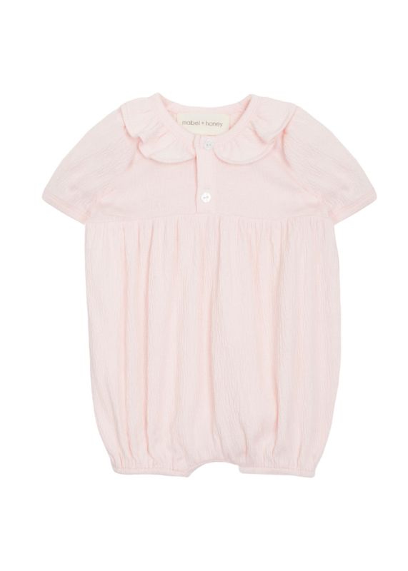 Pastel Dreams Textured Knit Romper