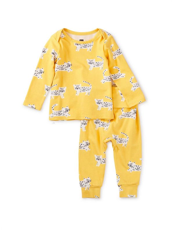A95 Baby Lap Shoulder Top Set - Ocelot Kittens