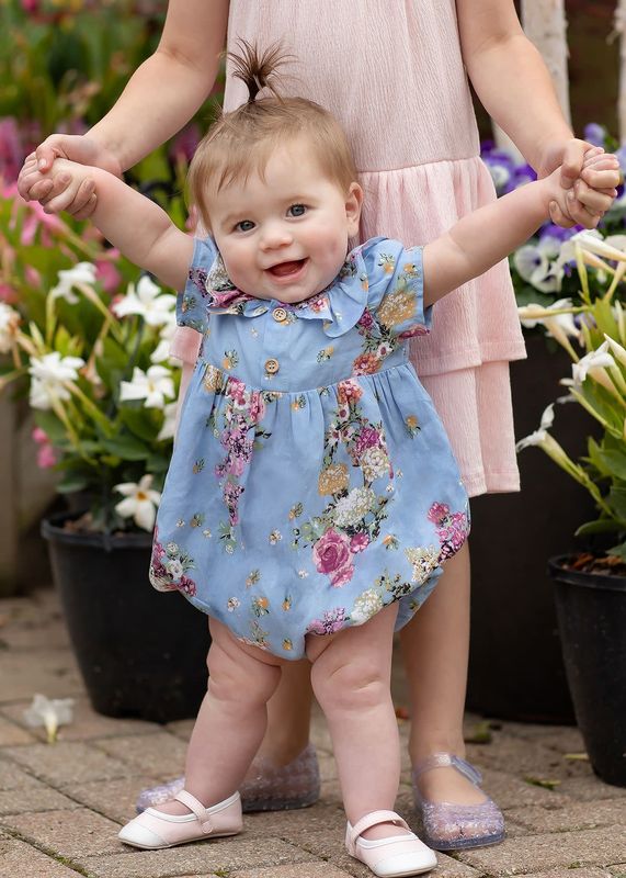 A95 Duchess Floral Rayon Romper