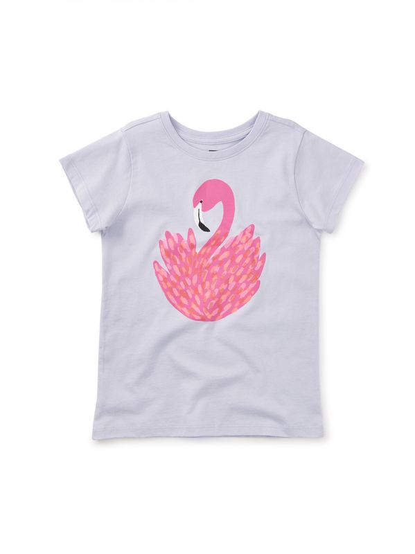 A95 Fabulous Flamingo Graphic Tee-vista blue