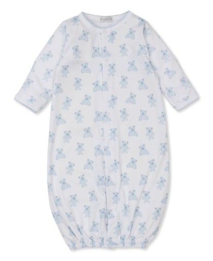 Beary Plaid Convertor Gown Blue