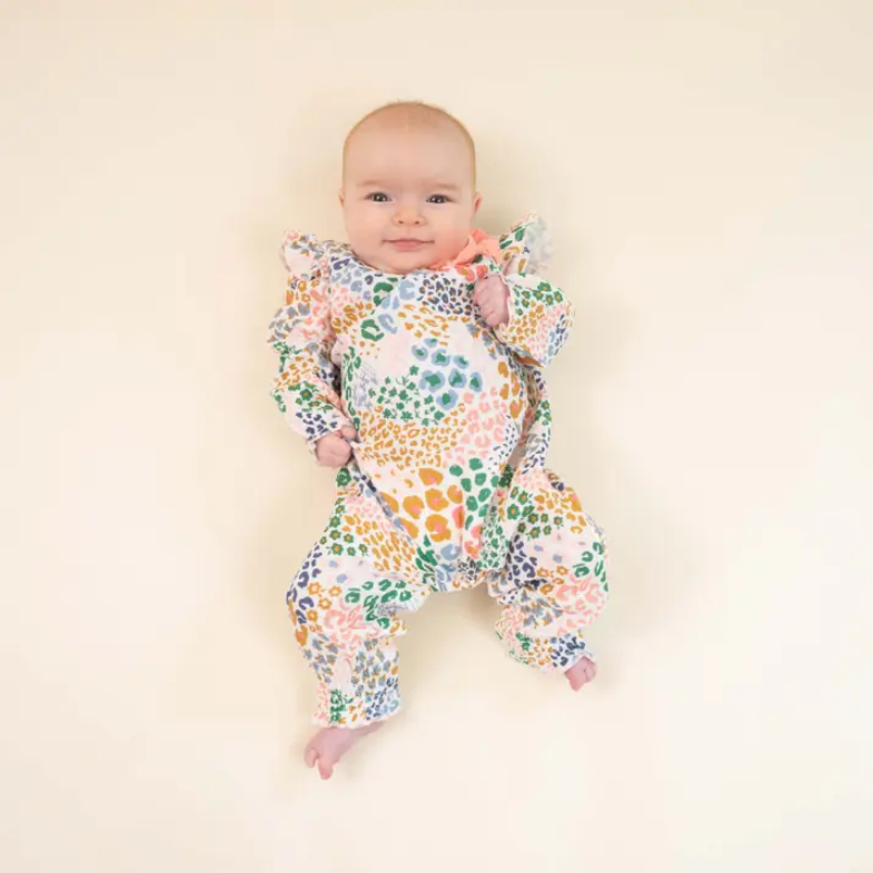 Rainbow Leopard Baby Bodysuit