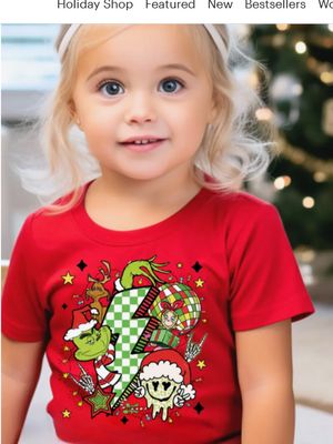 Grinch Christmas Shirt- Red