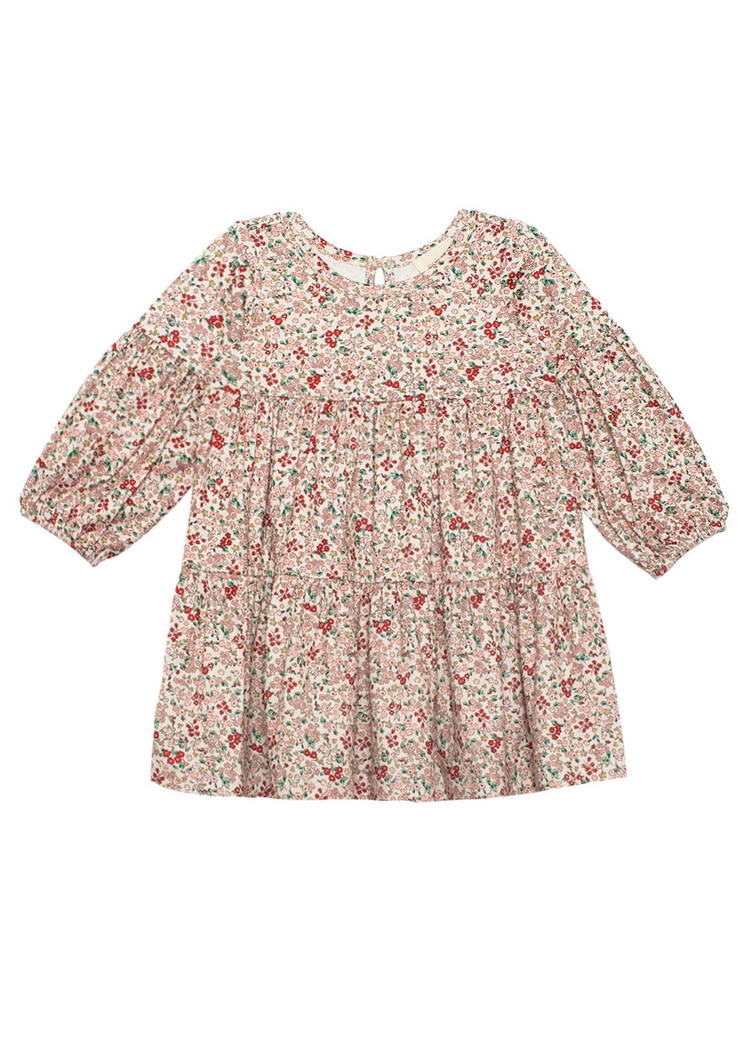 A95 Sunset Picnic Printed Knit Dress-Multi