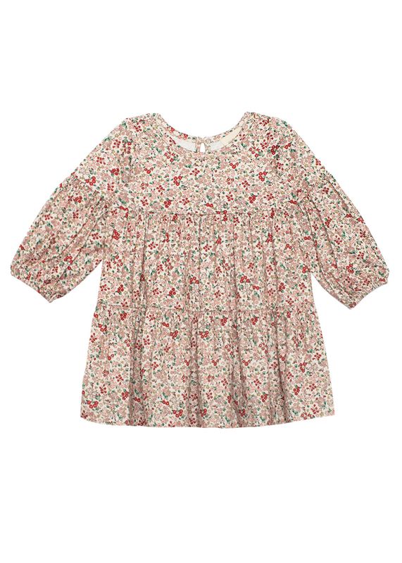 A95 Sunset Picnic Printed Knit Dress-Multi