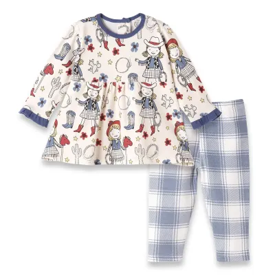 Annie Oakley LS W/Ruffle Cuff Top &amp; Leggings