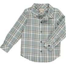 Atwood Woven Shirt-Blue/White Plaid