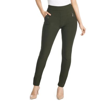 Jasmine Zip Pocket Legging-Olive