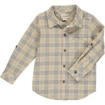 Atwood Woven Shirt-Tan Plaid