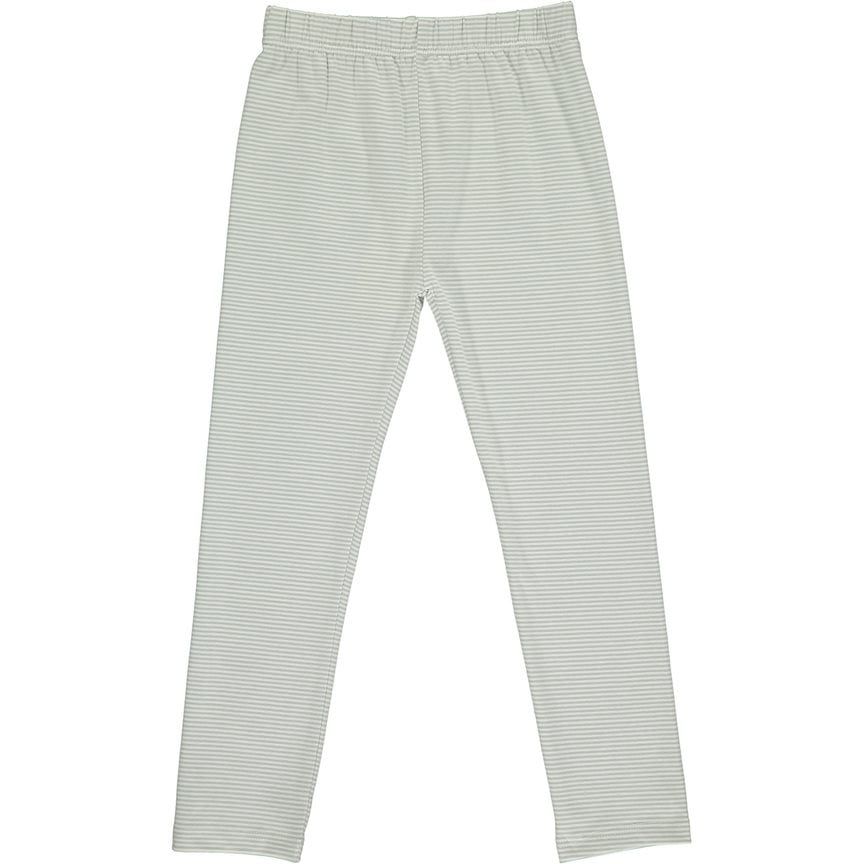 Kathleen Leggings -Sage Stripe