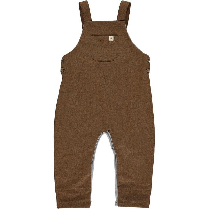 Gleason Jersey Overalls~Heathered Brown