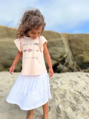 A95 Sutton Tshirt - Beige/Arrows