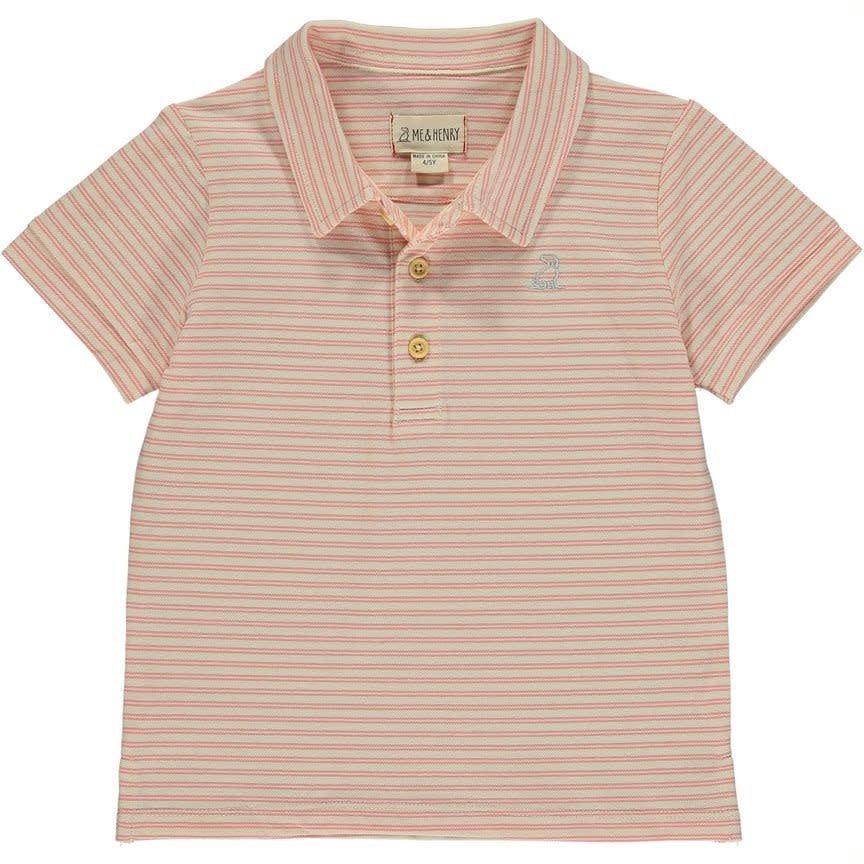 Starboard Cream/Orange Stripe Polo