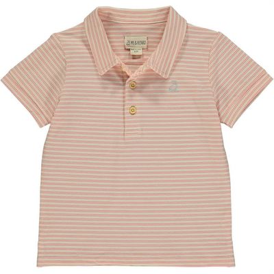 Starboard Cream/Orange Stripe Polo