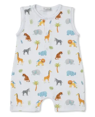 Tropical Jungle Sleeveless Playsuit