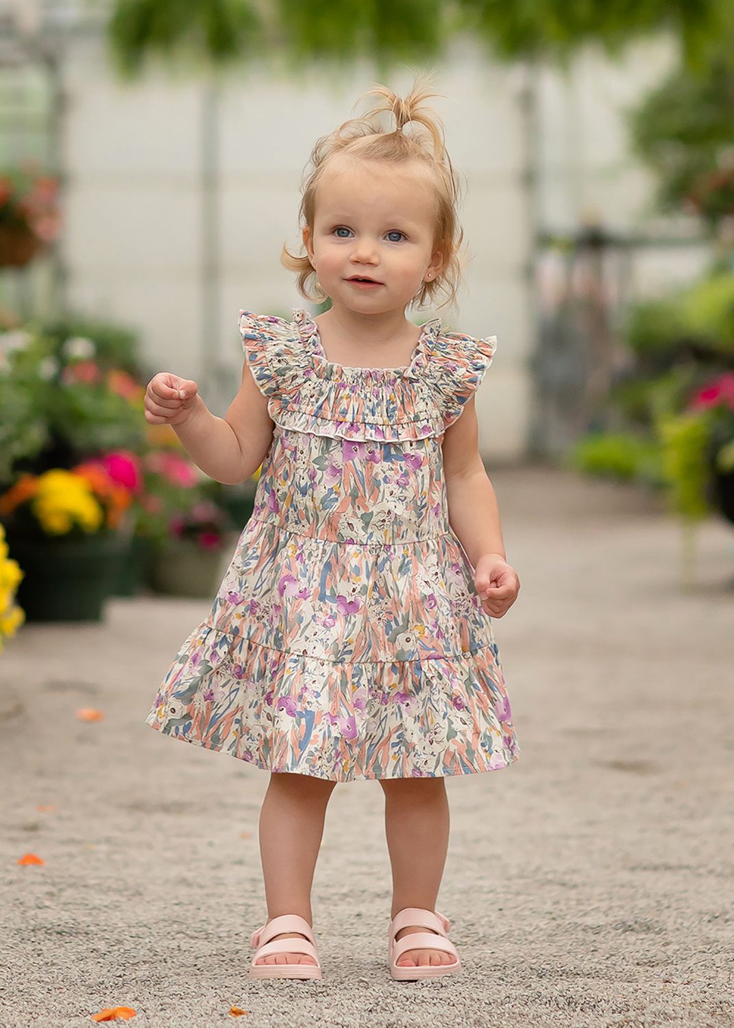 Blooming Beauty Floral Woven Dress