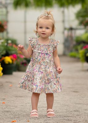 Blooming Beauty Floral Woven Dress