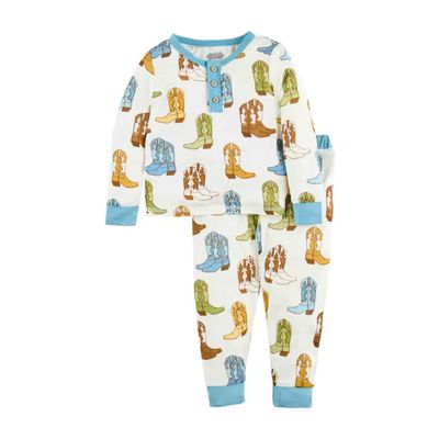 Cowboy Boots 2 pc Pajama Set