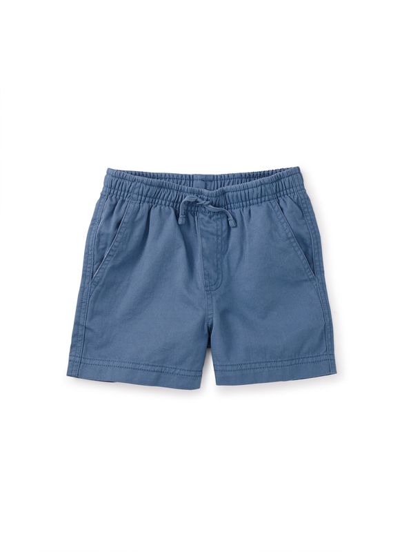 Twill Sport Shorts-Coronet Blue