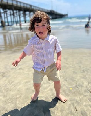 Hugo Baby Twill Shorts ~Stone
