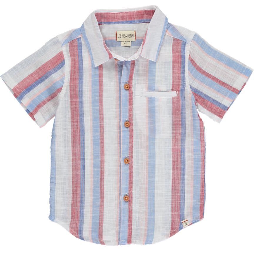 Maui Red/White/Blue Stripe Shirt