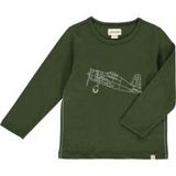 Cherokee Raglan Printed Tee-Green Planes