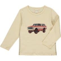 Cherokee Raglan Printed Tee-Beige Bronco