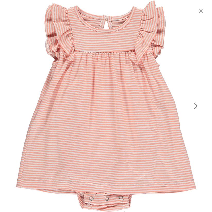 Jenn Dress-Pink Stripe