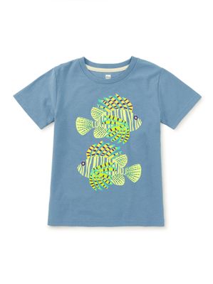 A95 Lionfish Graphic Tee-Coronet Blue