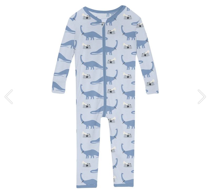 Print Convertible Sleeper w/Zipper~Dew Pet Dino