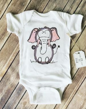 Tammy Elephant Baby Bodysuit