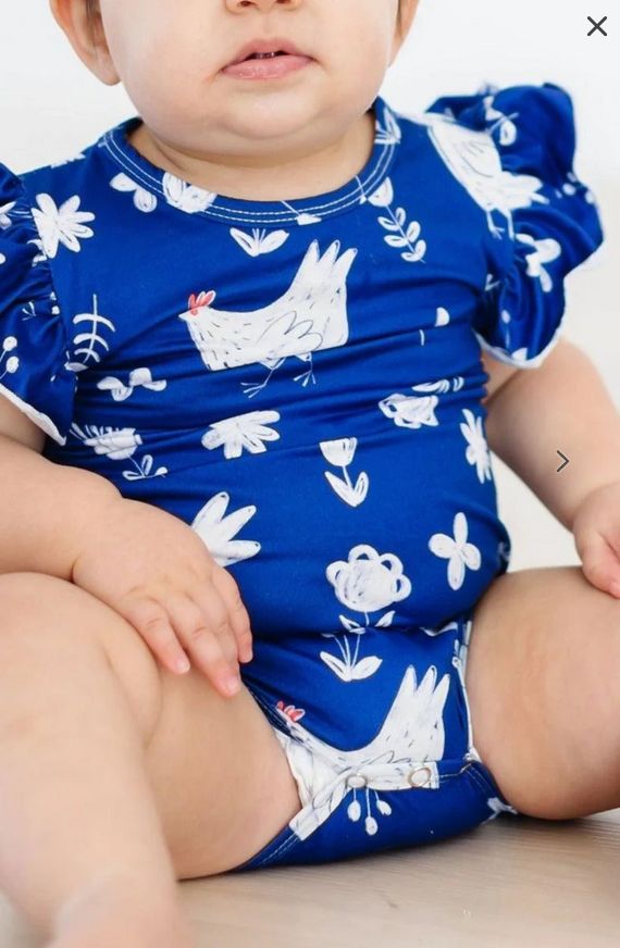 Feathered Friends S/S  Flutter Bodysuit