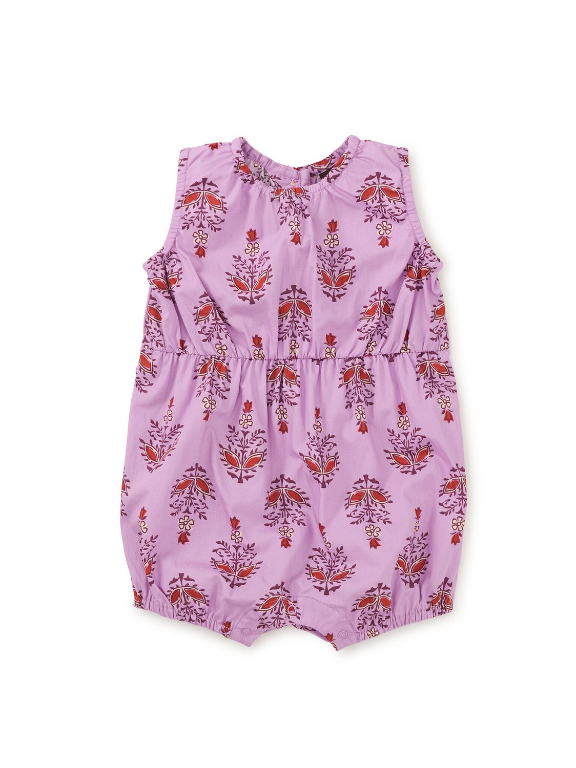 Peek A Boo Back Baby Romper-Kalavathi Block