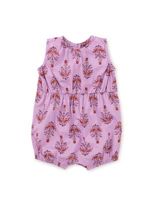 Peek A Boo Back Baby Romper-Kalavathi Block