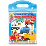 A95 Cars &amp; Trucks Sticker Activity Tote